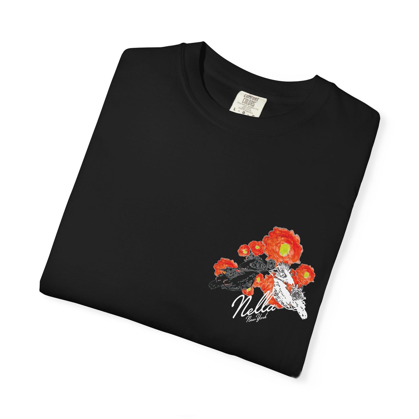 NELLA'S Stylish Floral T-Shirt, Artistic Apparel, Unique Gift for Him/Her, Summer Fashion, Casual Wear, Trendy Graphic Tee