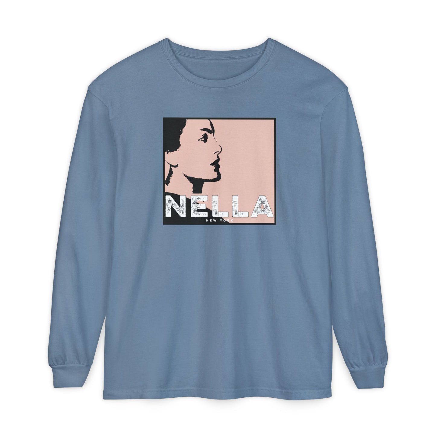 SWEET NELLA Unisex Garment-dyed Long Sleeve T-Shirt