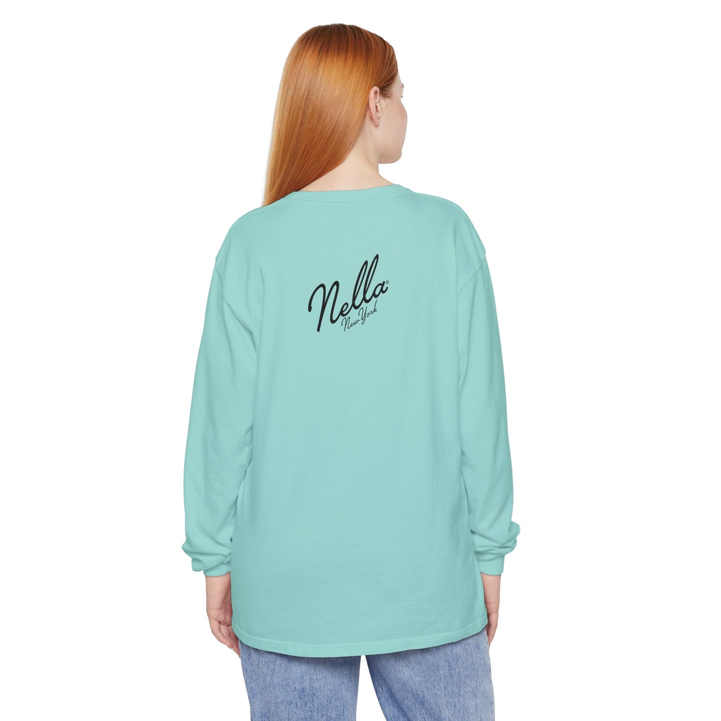 SWEET NELLA Unisex Garment-dyed Long Sleeve T-Shirt