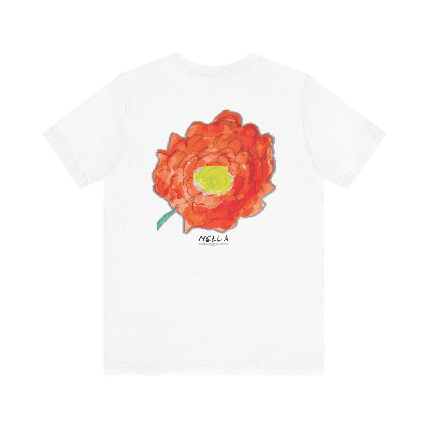 POPPY Unisex Jersey Short Sleeve Tee - Hart Flower print