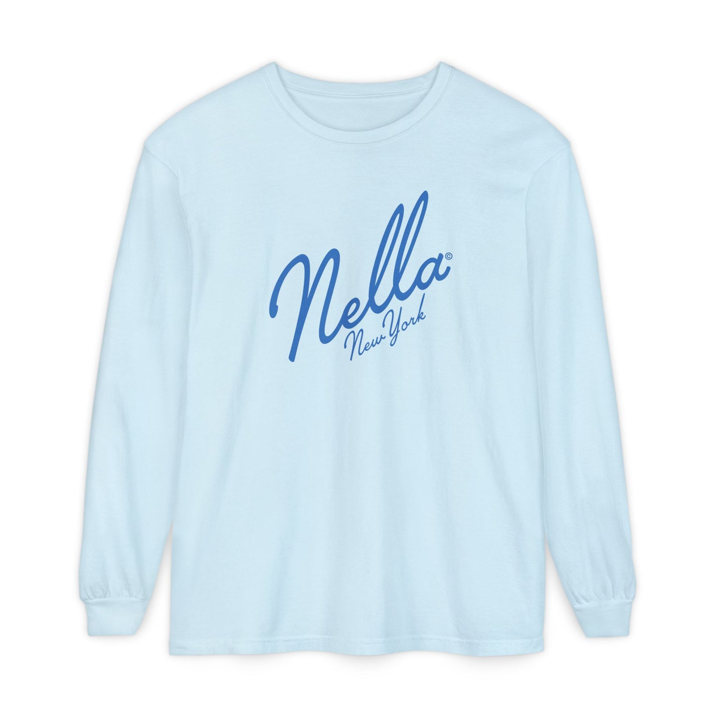 SWEETEST NELLA Unisex Garment-dyed Long Sleeve T-Shirt