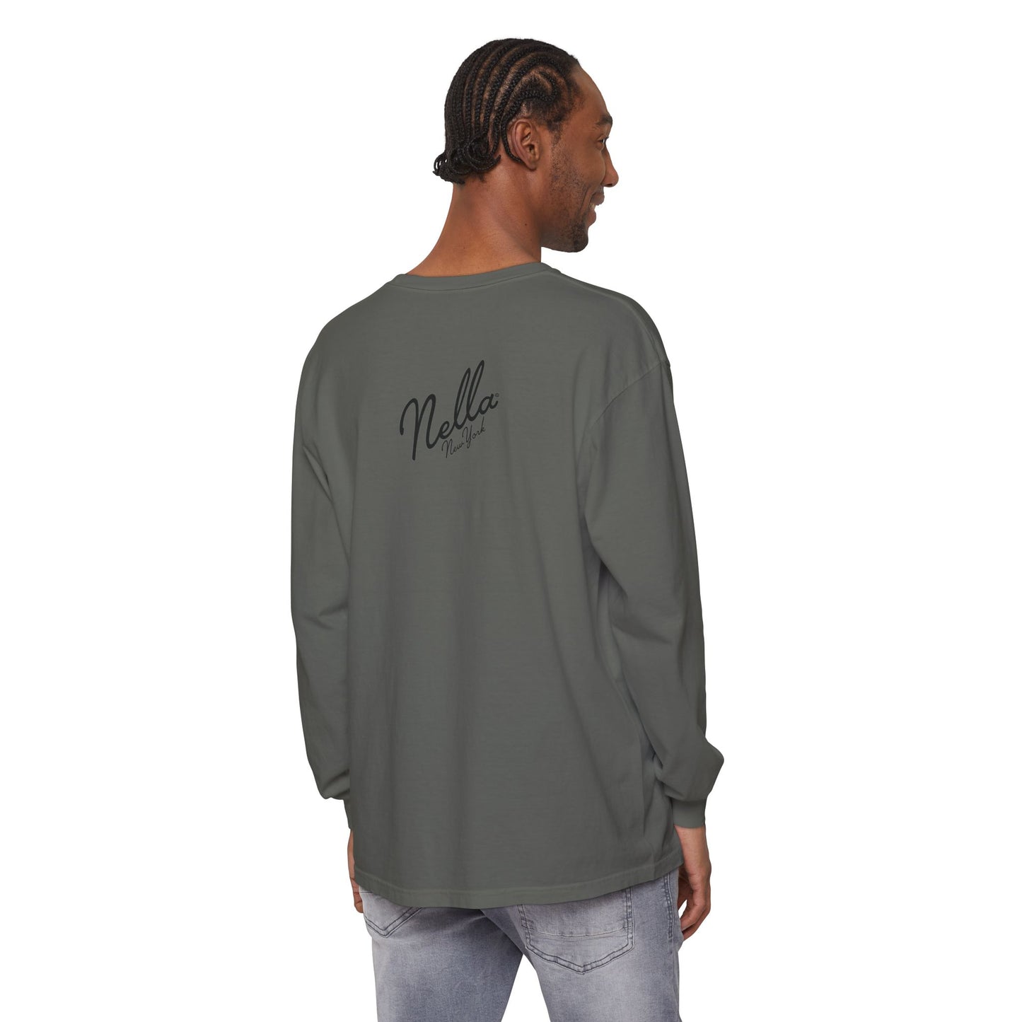 SWEET NELLA Unisex Garment-dyed Long Sleeve T-Shirt