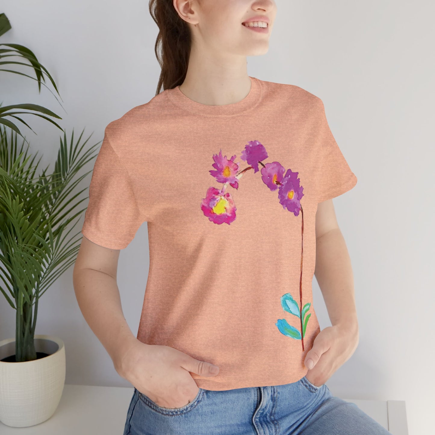 NELLA'S ORCHID Unisex Jersey Short Sleeve Tee