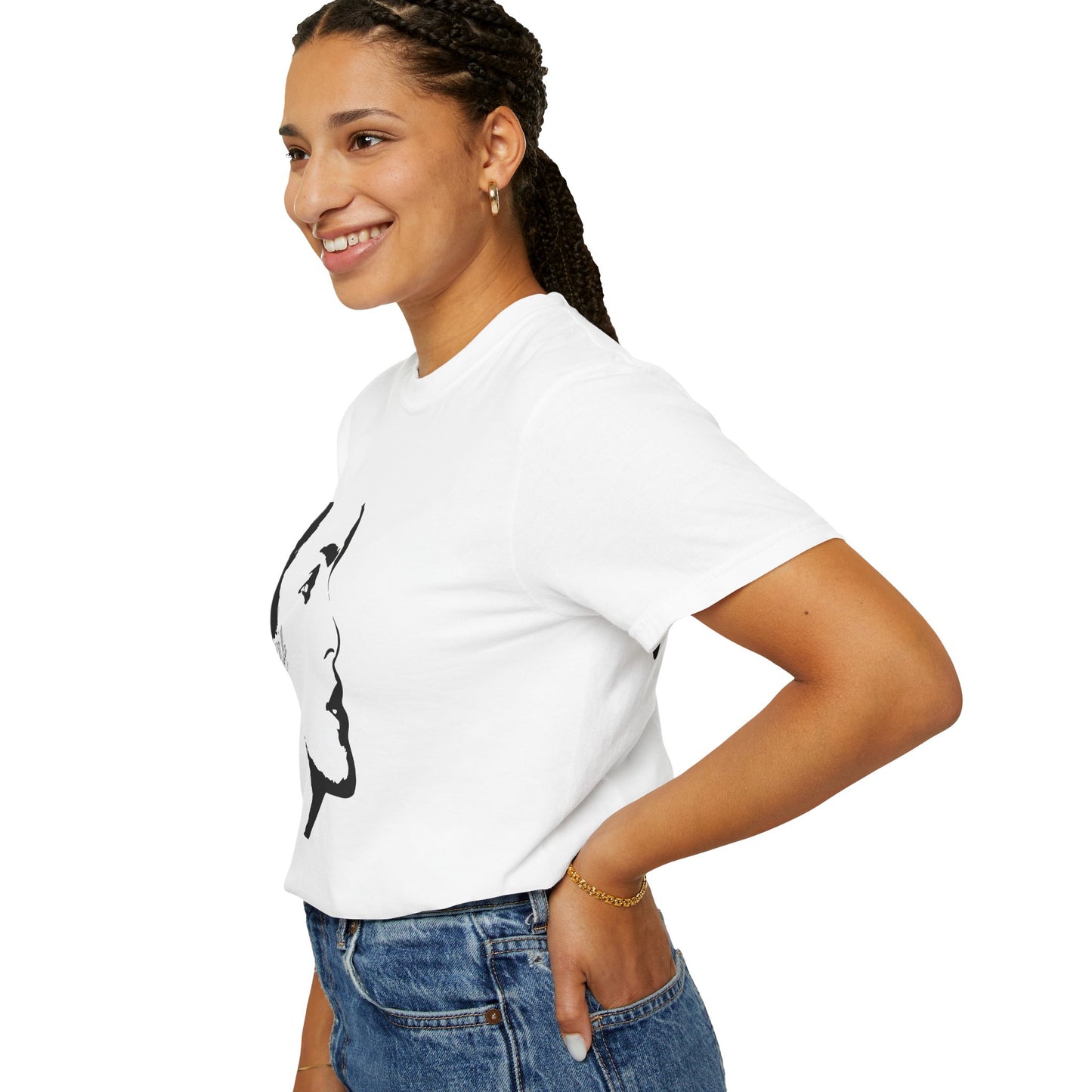 NELLA "FACE FORWARD" Unisex T-Shirt, Casual Wear, Gift for Her, Spring Apparel, Art Tee, Summer Style, Birthday Present