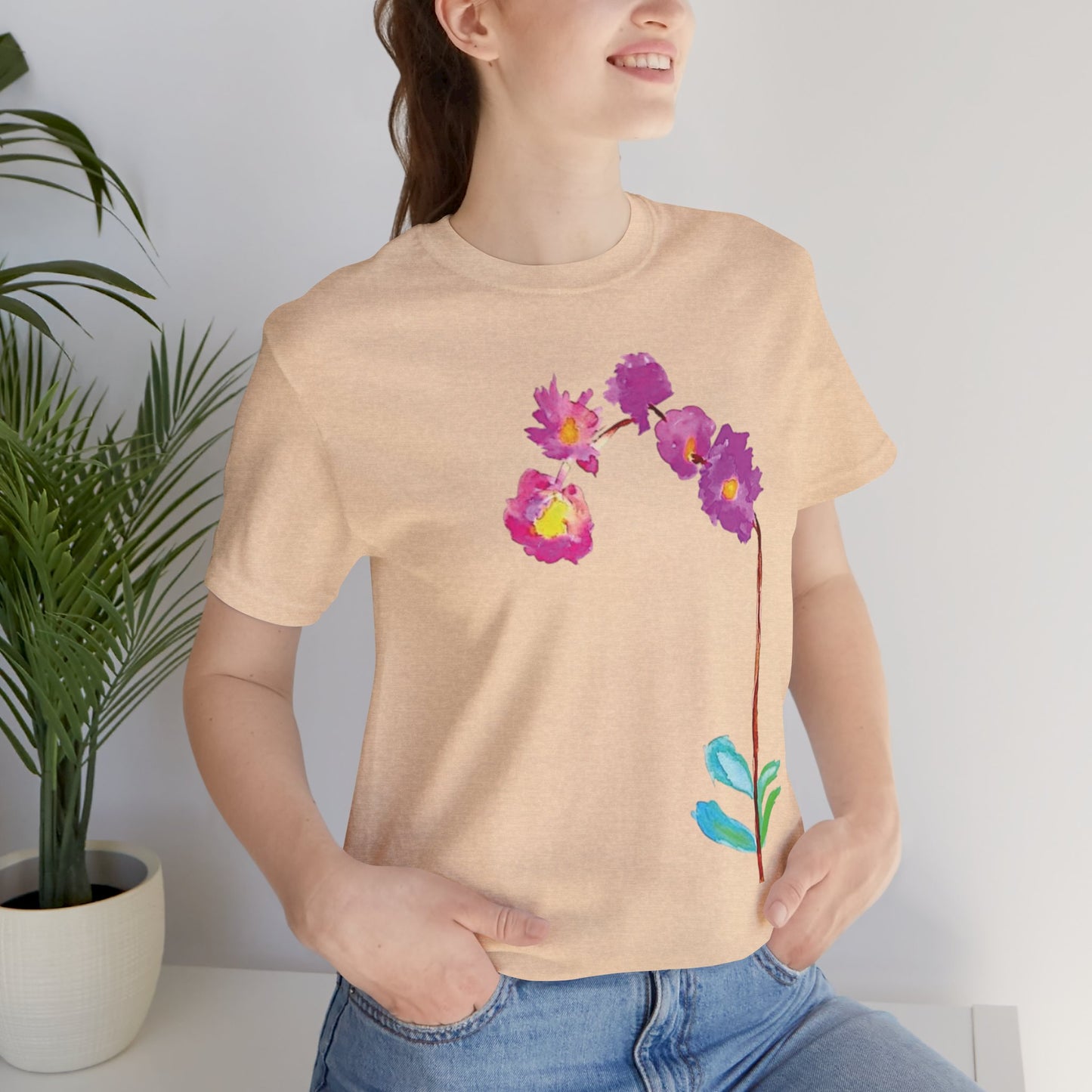 NELLA'S ORCHID Unisex Jersey Short Sleeve Tee