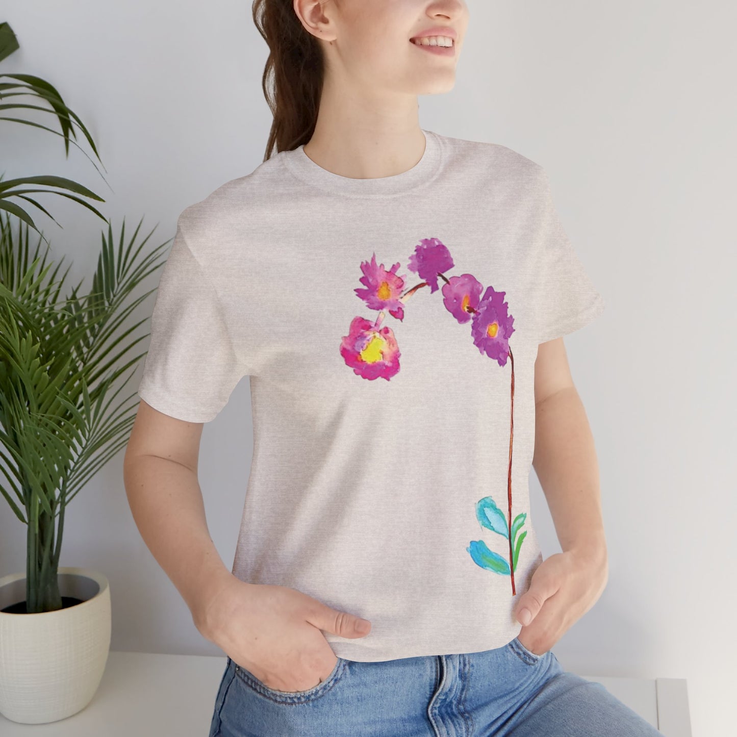 NELLA'S ORCHID Unisex Jersey Short Sleeve Tee