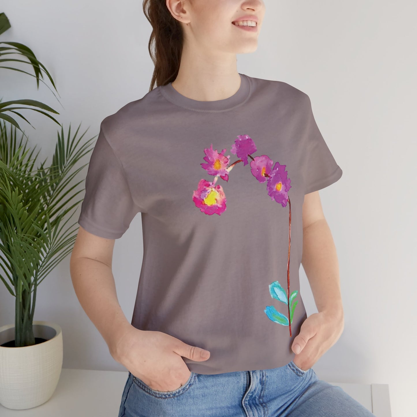 NELLA'S ORCHID Unisex Jersey Short Sleeve Tee