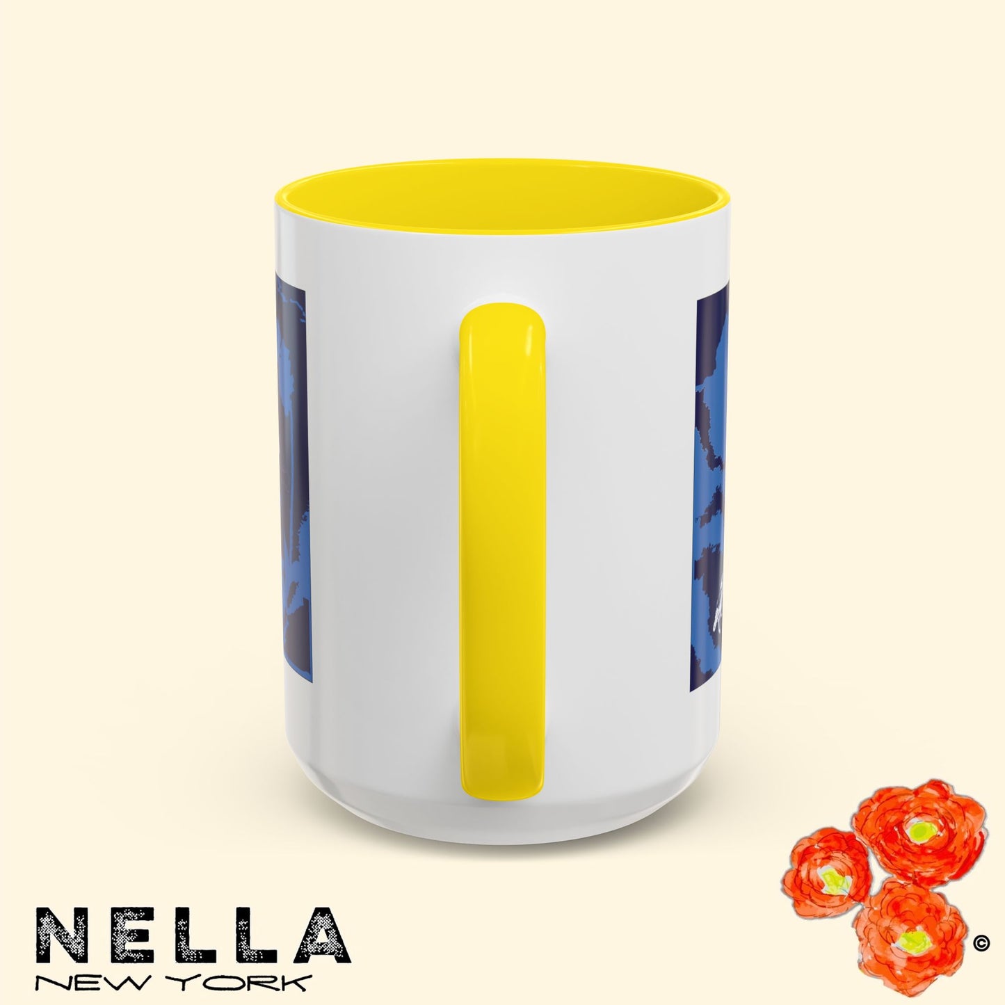 FLORAL FRENZY Accent Coffee Mug (11, 15oz)