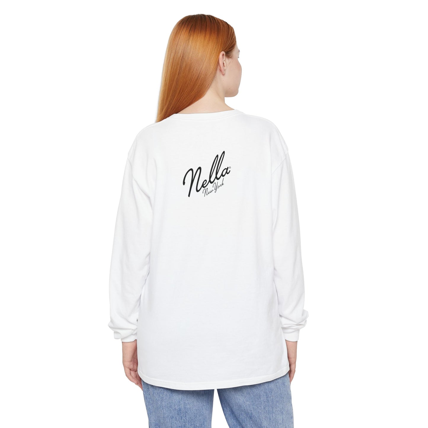 SWEET NELLA Unisex Garment-dyed Long Sleeve T-Shirt
