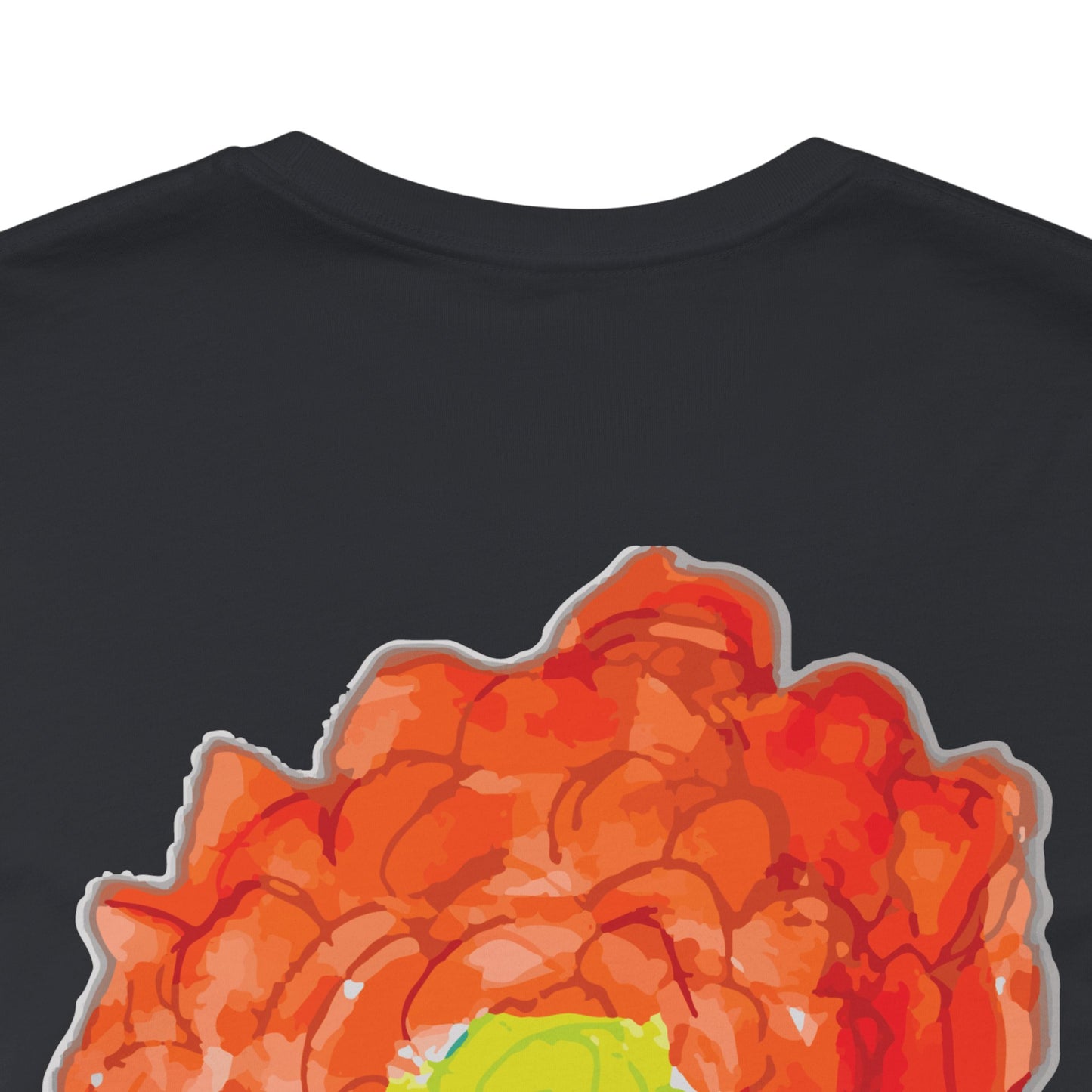 POPPY Unisex Jersey Short Sleeve Tee - Hart Flower print