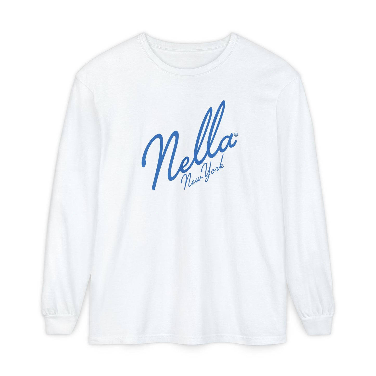 SWEETEST NELLA Unisex Garment-dyed Long Sleeve T-Shirt