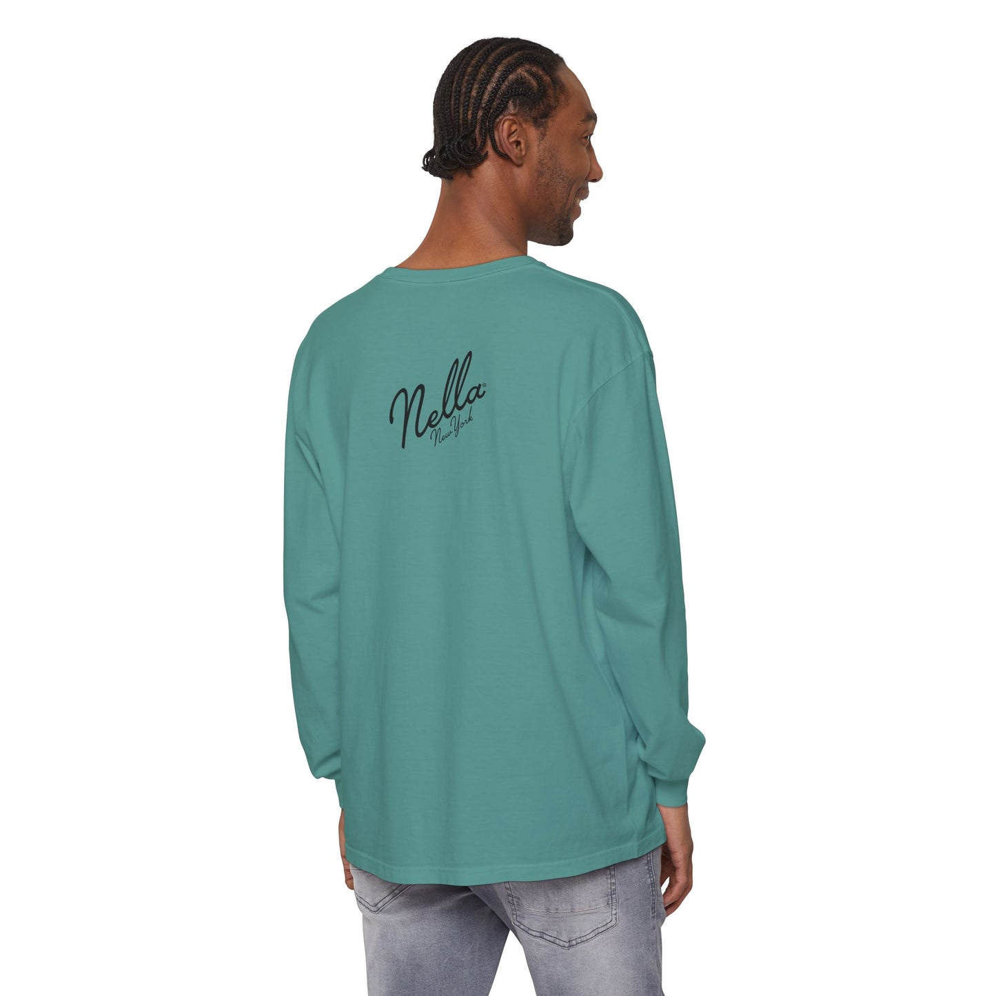 SWEET NELLA Unisex Garment-dyed Long Sleeve T-Shirt