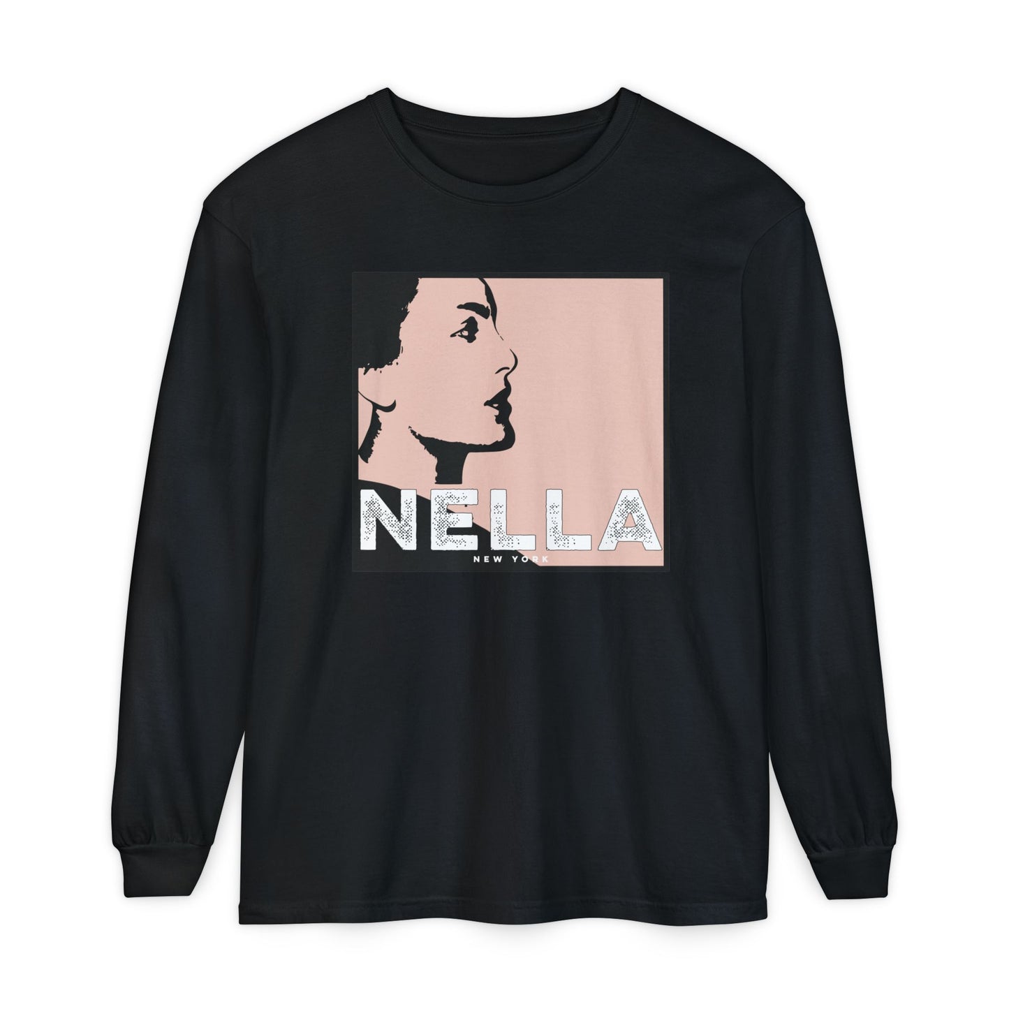 SWEET NELLA Unisex Garment-dyed Long Sleeve T-Shirt