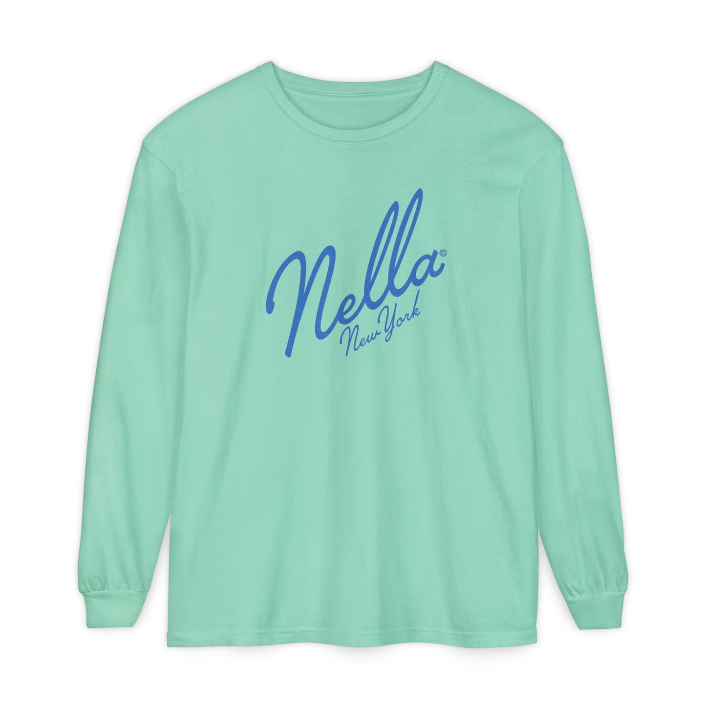 SWEETEST NELLA Unisex Garment-dyed Long Sleeve T-Shirt