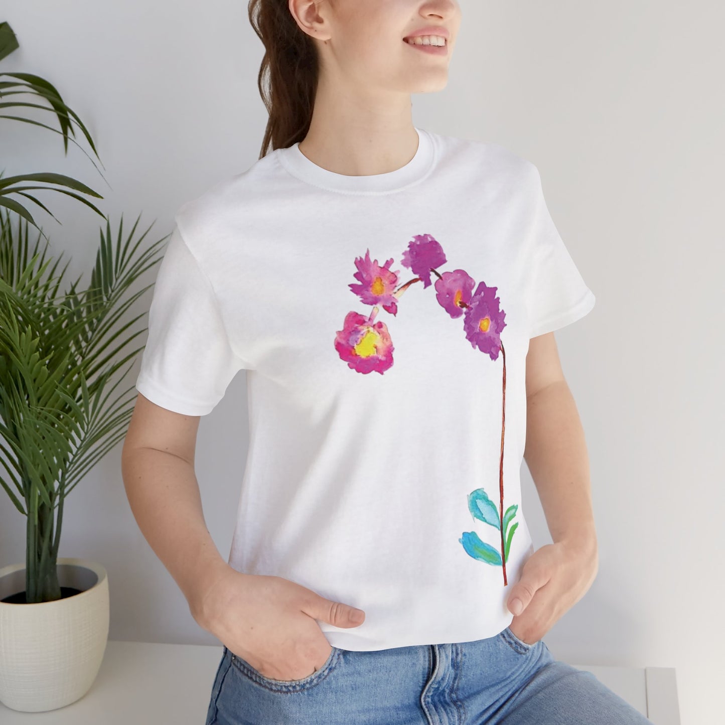 NELLA'S ORCHID Unisex Jersey Short Sleeve Tee