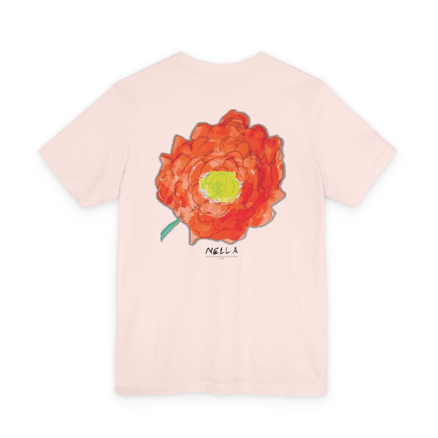 POPPY Unisex Jersey Short Sleeve Tee - Hart Flower print