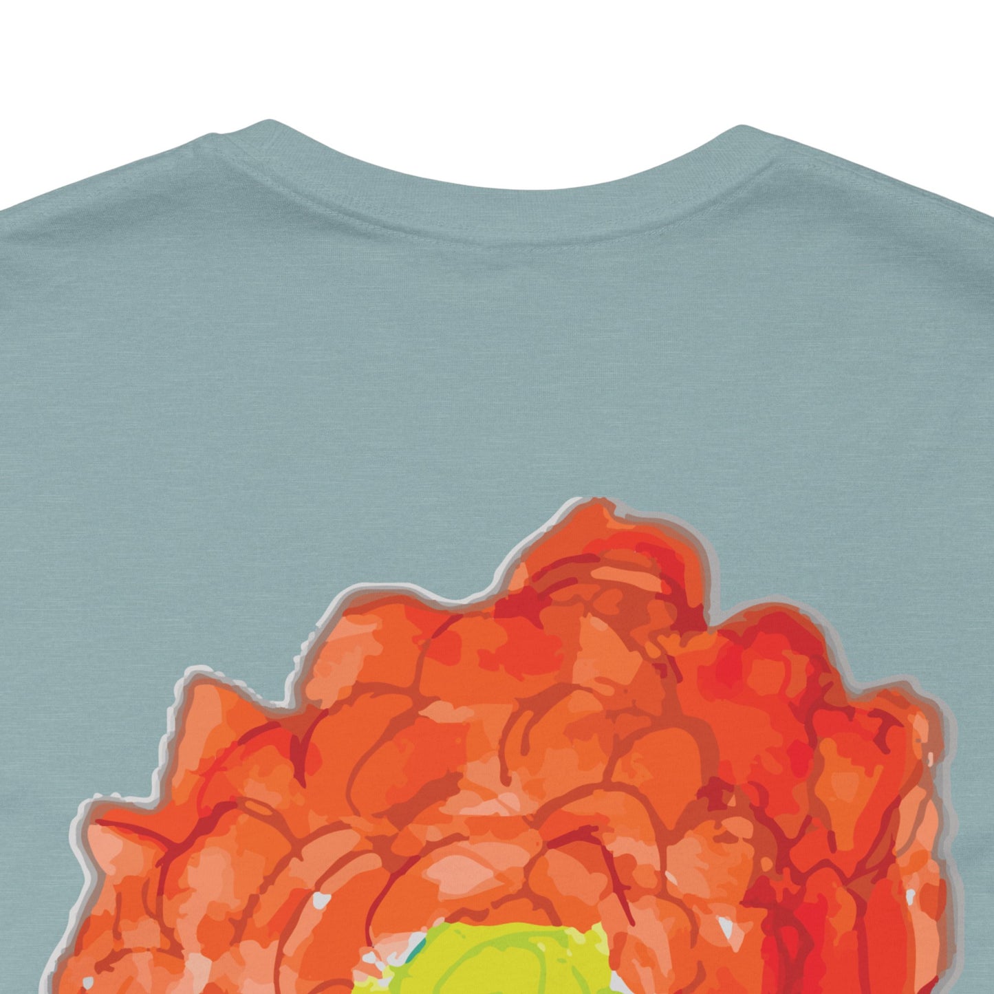 POPPY Unisex Jersey Short Sleeve Tee - Hart Flower print
