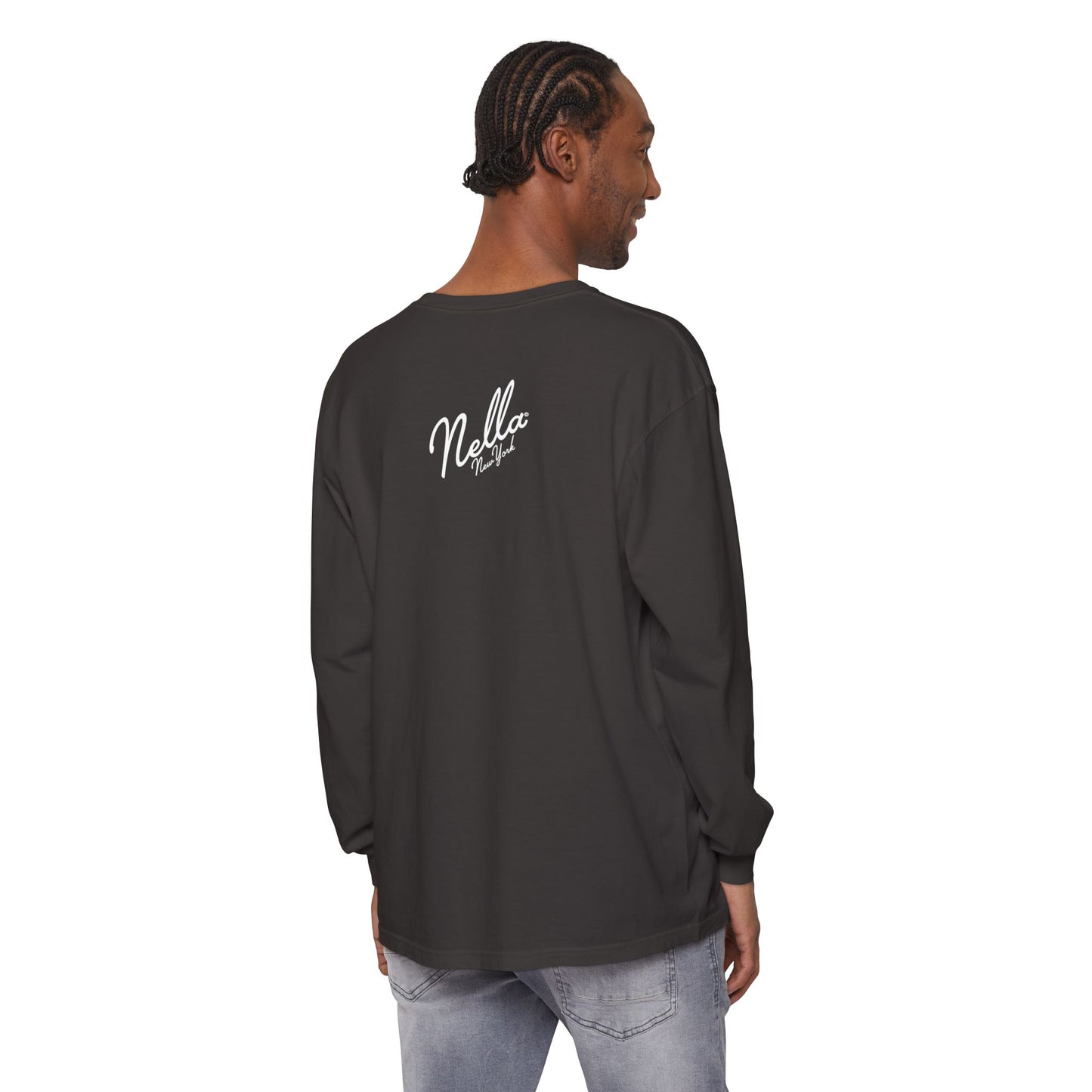 SWEET NELLA Unisex Garment-dyed Long Sleeve T-Shirt