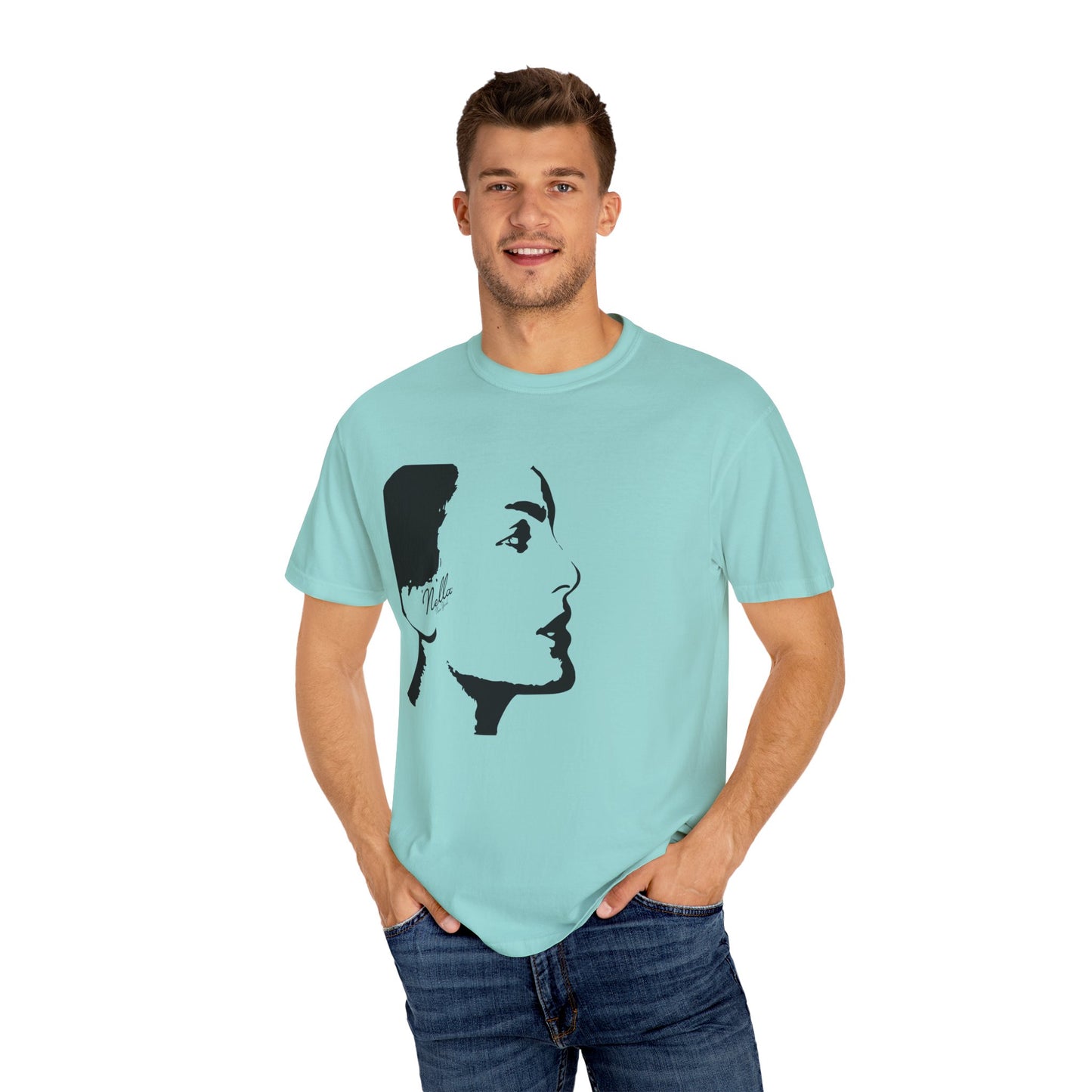 NELLA "FACE FORWARD" Unisex T-Shirt, Casual Wear, Gift for Her, Spring Apparel, Art Tee, Summer Style, Birthday Present