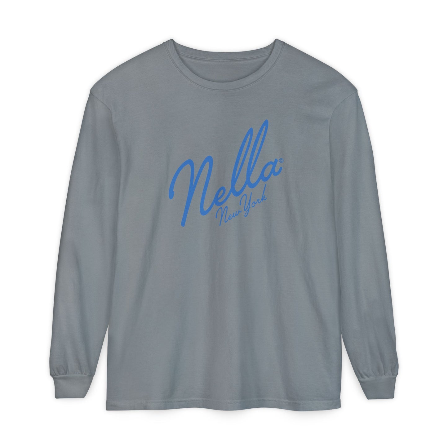 SWEETEST NELLA Unisex Garment-dyed Long Sleeve T-Shirt