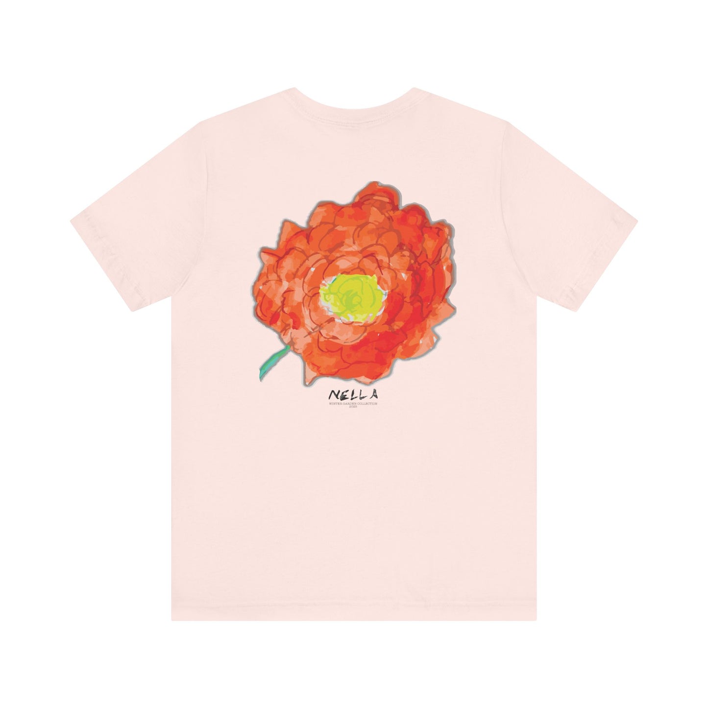 POPPY Unisex Jersey Short Sleeve Tee - Hart Flower print