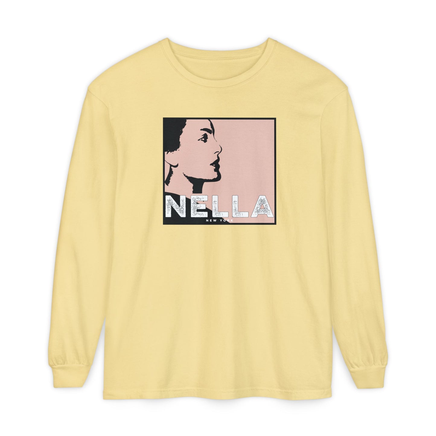 SWEET NELLA Unisex Garment-dyed Long Sleeve T-Shirt