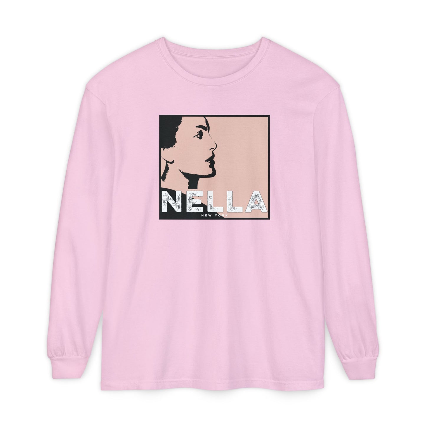 SWEET NELLA Unisex Garment-dyed Long Sleeve T-Shirt