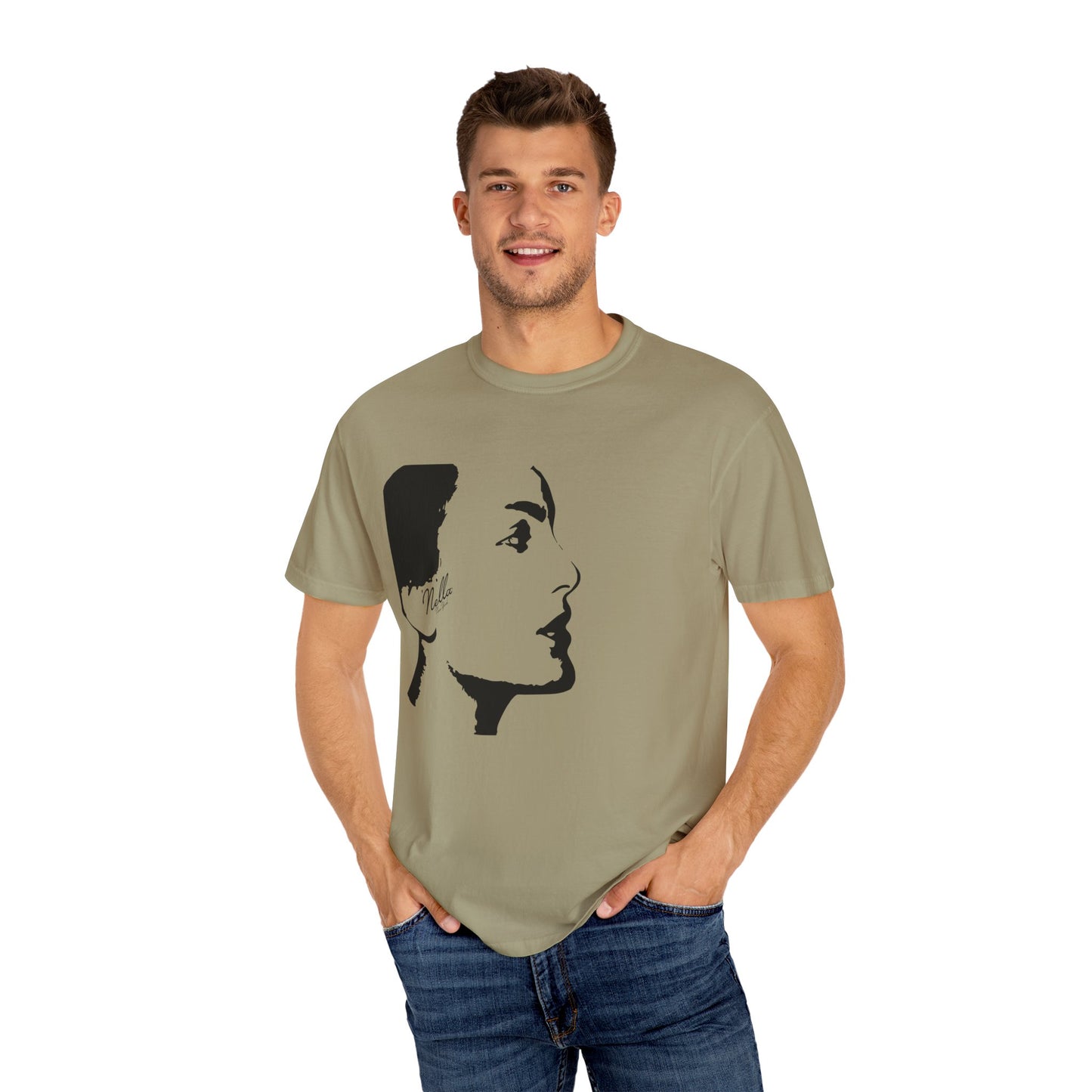 NELLA "FACE FORWARD" Unisex T-Shirt, Casual Wear, Gift for Her, Spring Apparel, Art Tee, Summer Style, Birthday Present