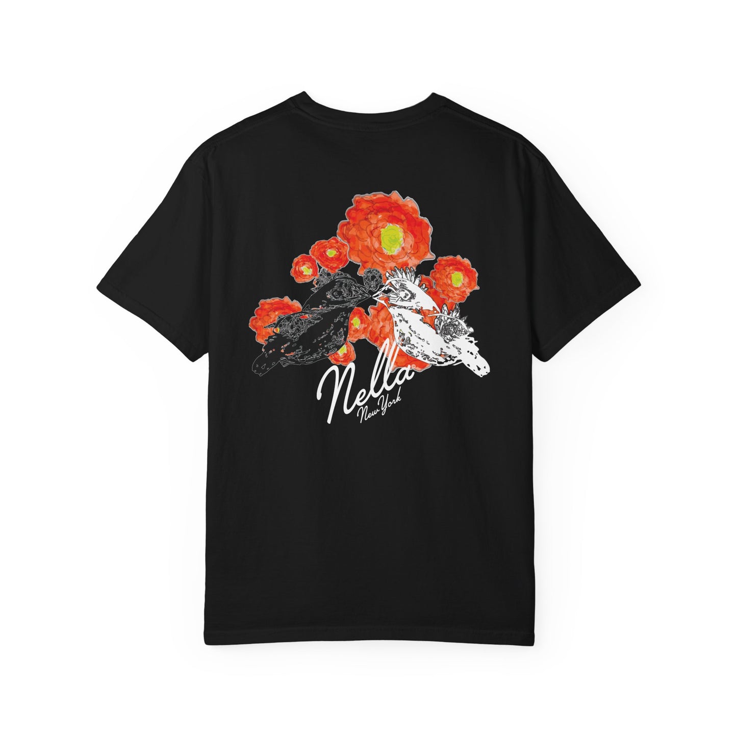 NELLA'S Stylish Floral T-Shirt, Artistic Apparel, Unique Gift for Him/Her, Summer Fashion, Casual Wear, Trendy Graphic Tee