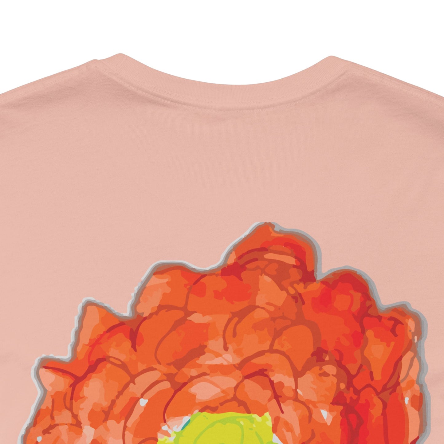 POPPY Unisex Jersey Short Sleeve Tee - Hart Flower print