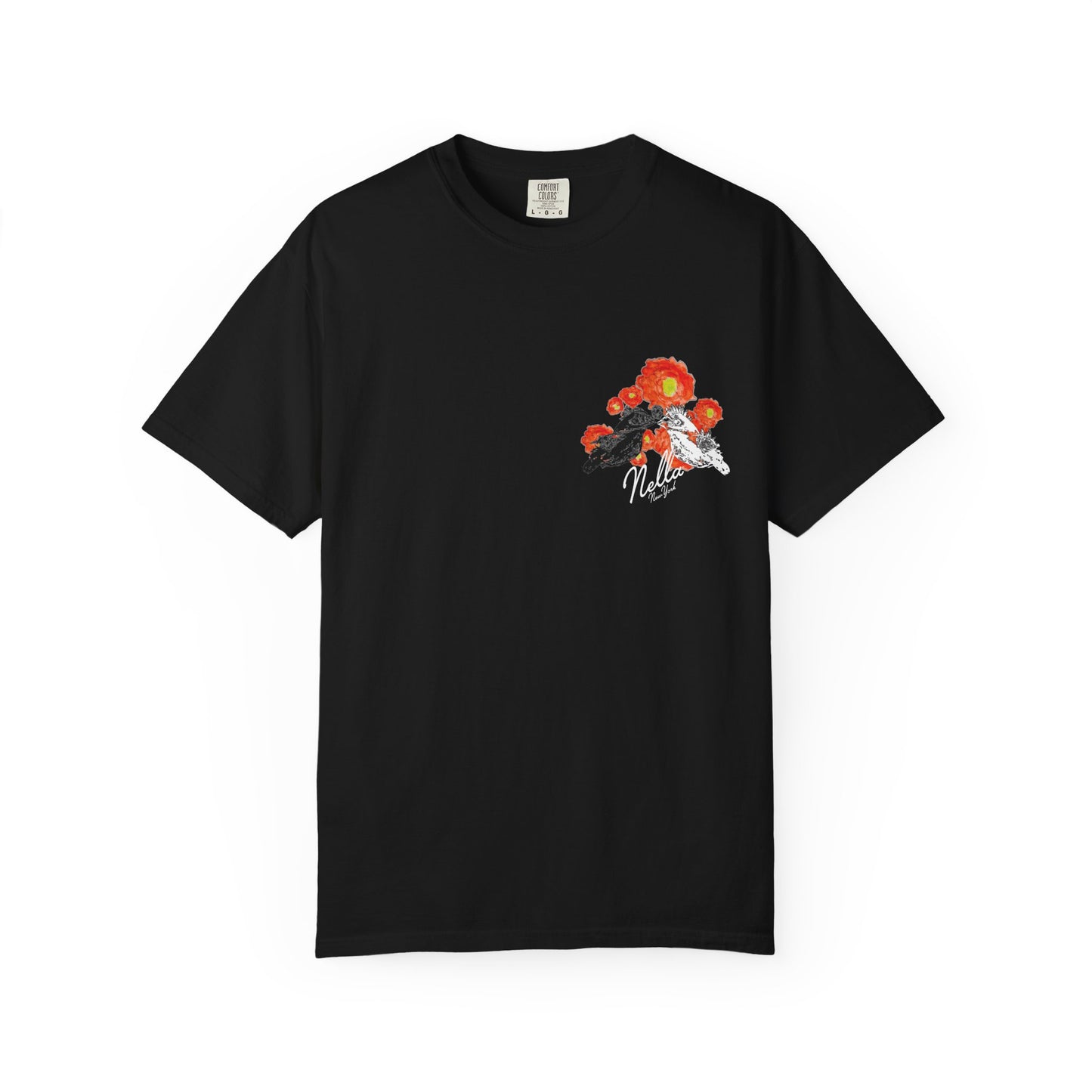 NELLA'S Stylish Floral T-Shirt, Artistic Apparel, Unique Gift for Him/Her, Summer Fashion, Casual Wear, Trendy Graphic Tee