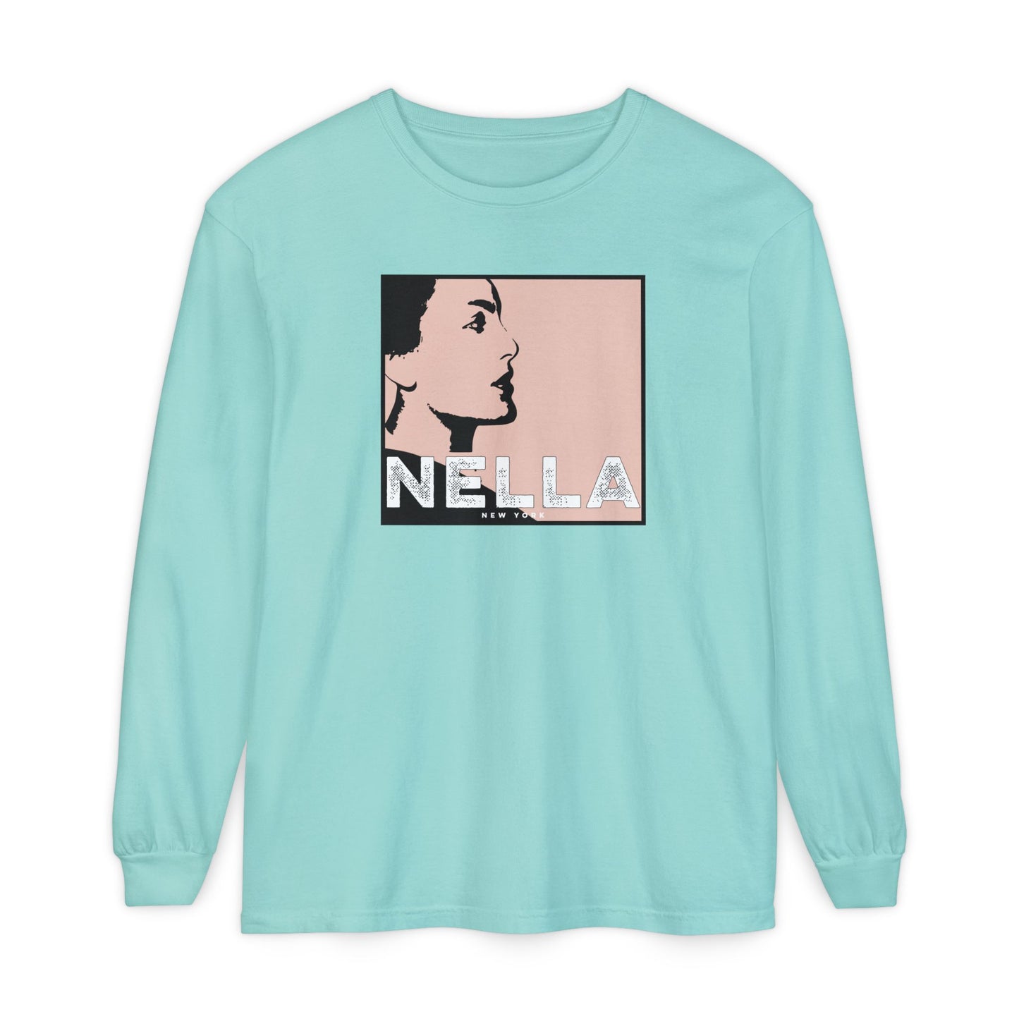 SWEET NELLA Unisex Garment-dyed Long Sleeve T-Shirt