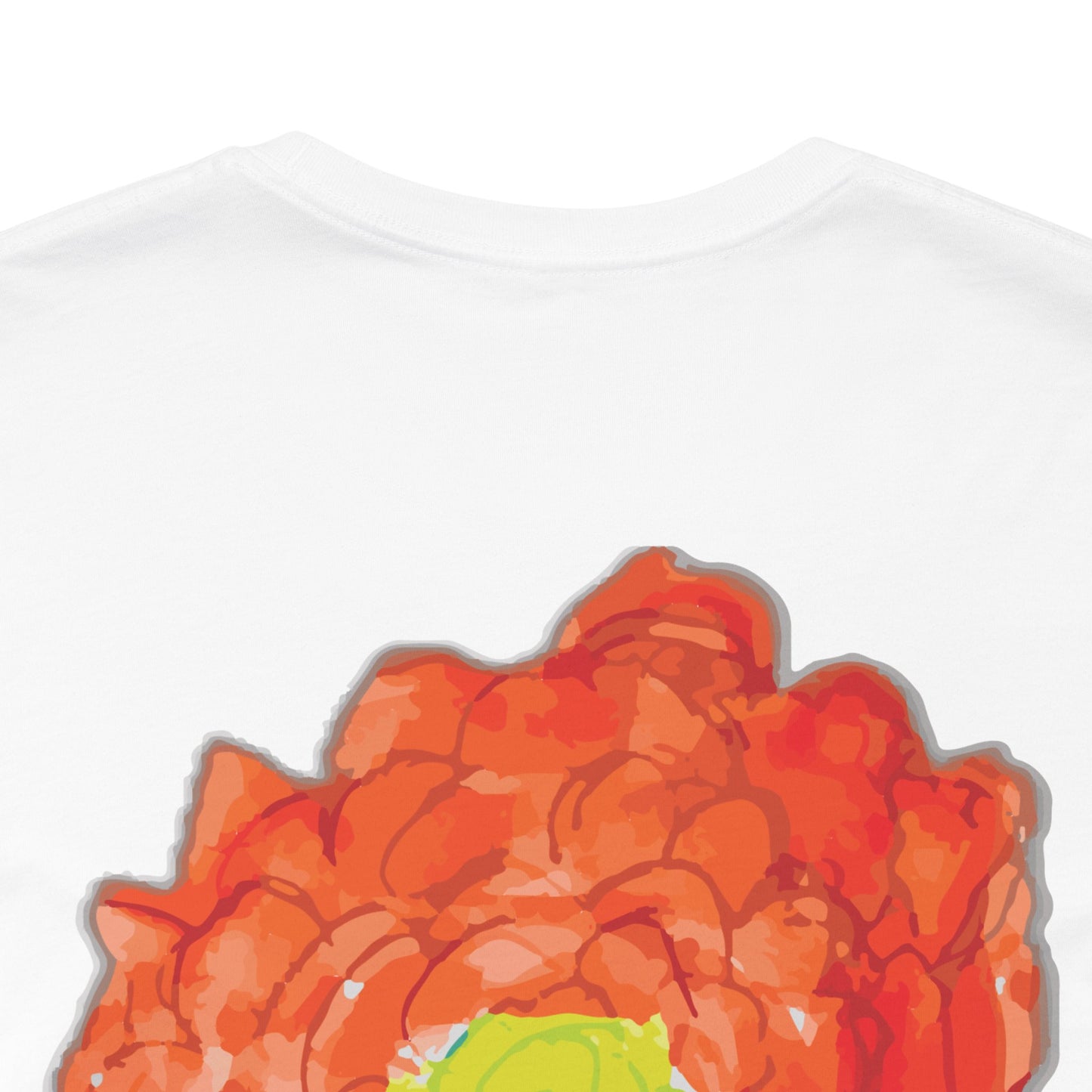 POPPY Unisex Jersey Short Sleeve Tee - Hart Flower print