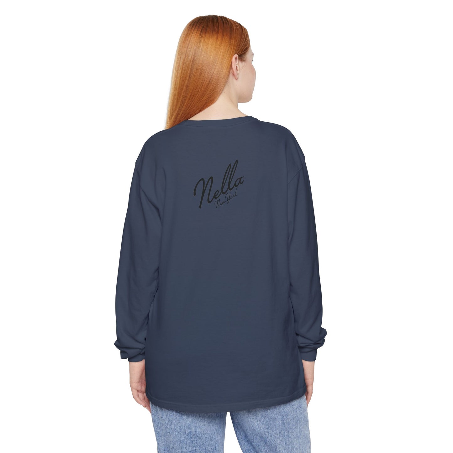 SWEET NELLA Unisex Garment-dyed Long Sleeve T-Shirt