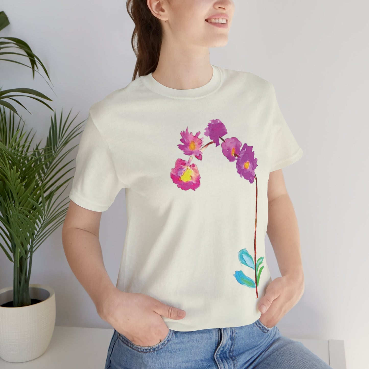 NELLA'S ORCHID Unisex Jersey Short Sleeve Tee