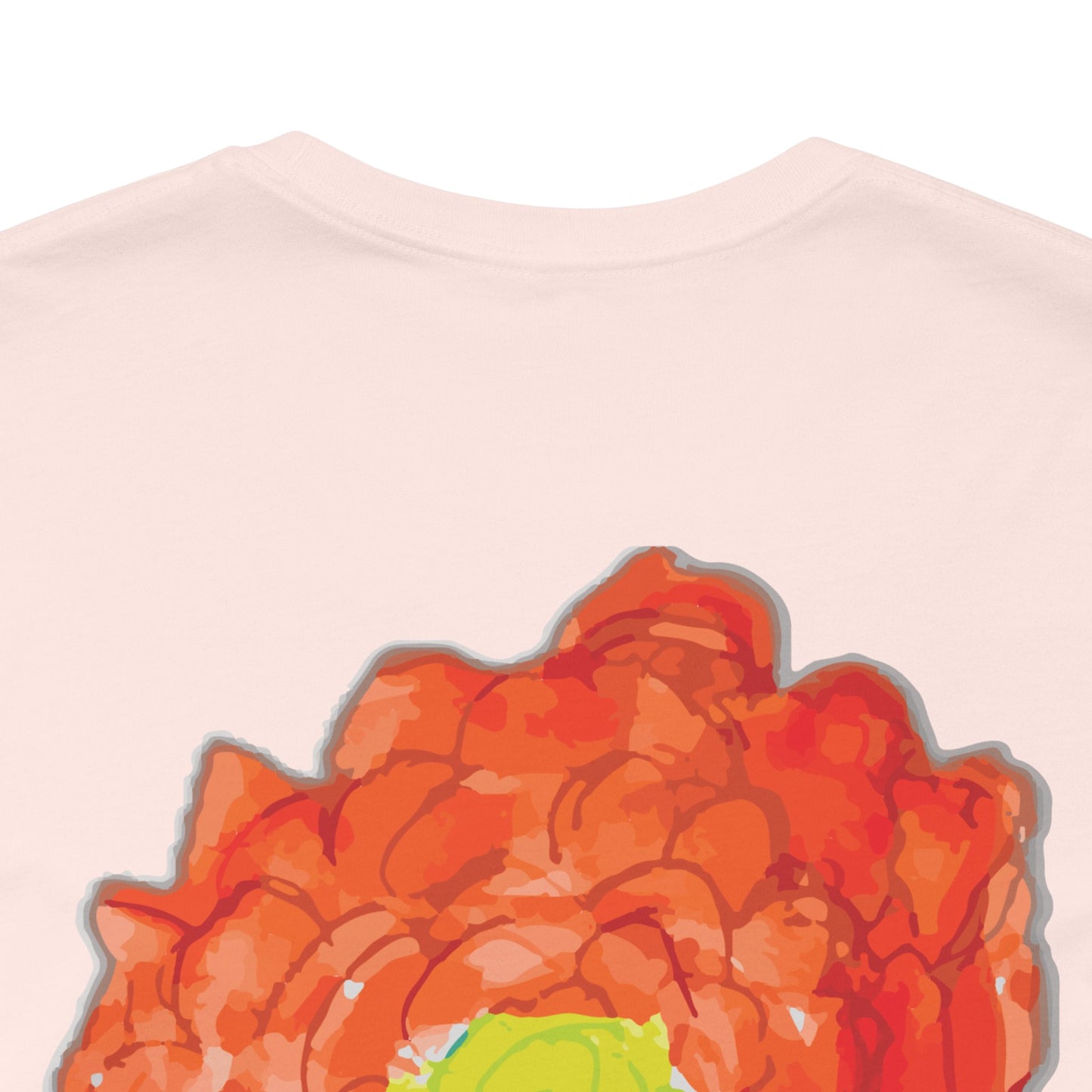 POPPY Unisex Jersey Short Sleeve Tee - Hart Flower print