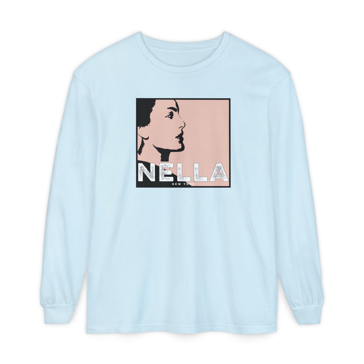 SWEET NELLA Unisex Garment-dyed Long Sleeve T-Shirt