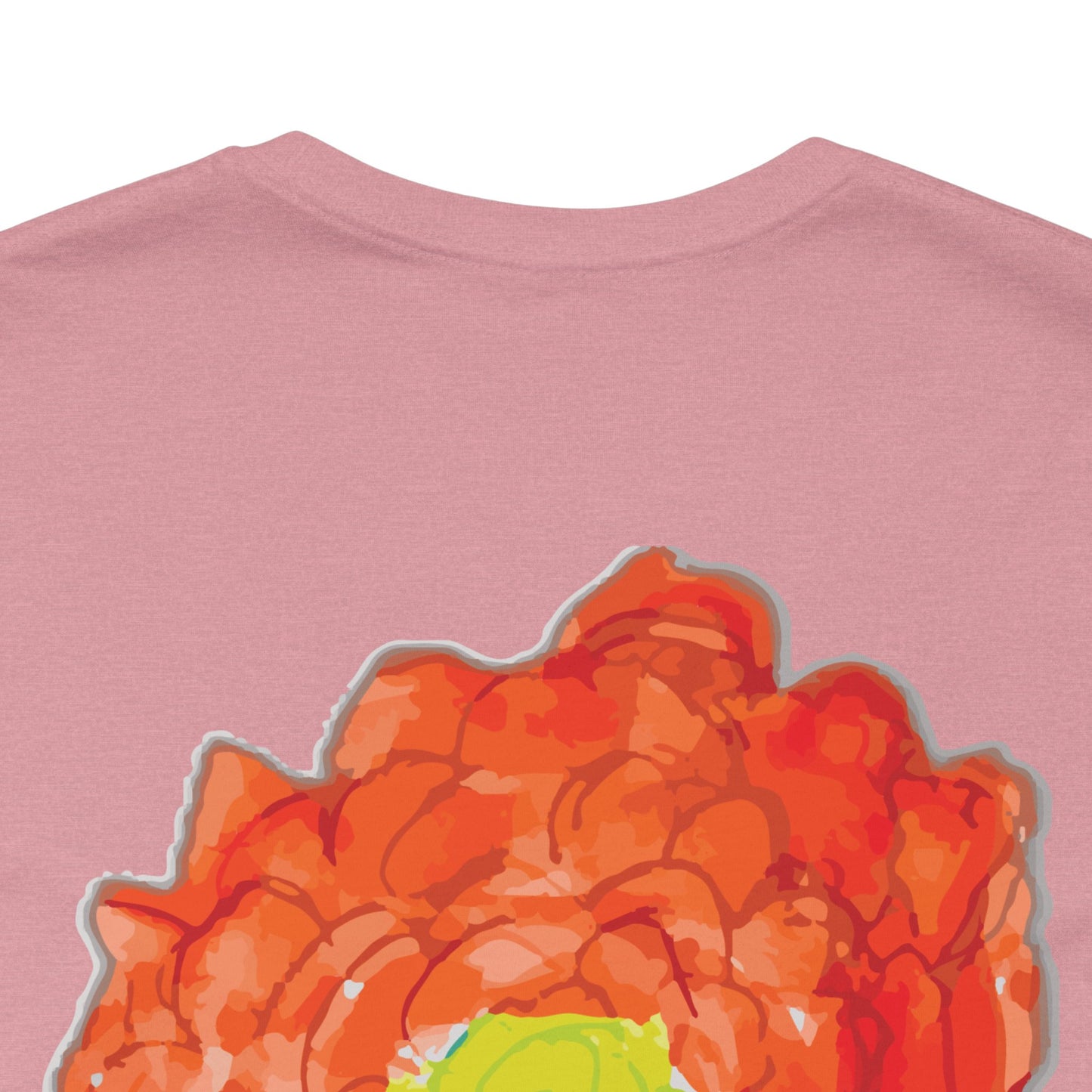 POPPY Unisex Jersey Short Sleeve Tee - Hart Flower print