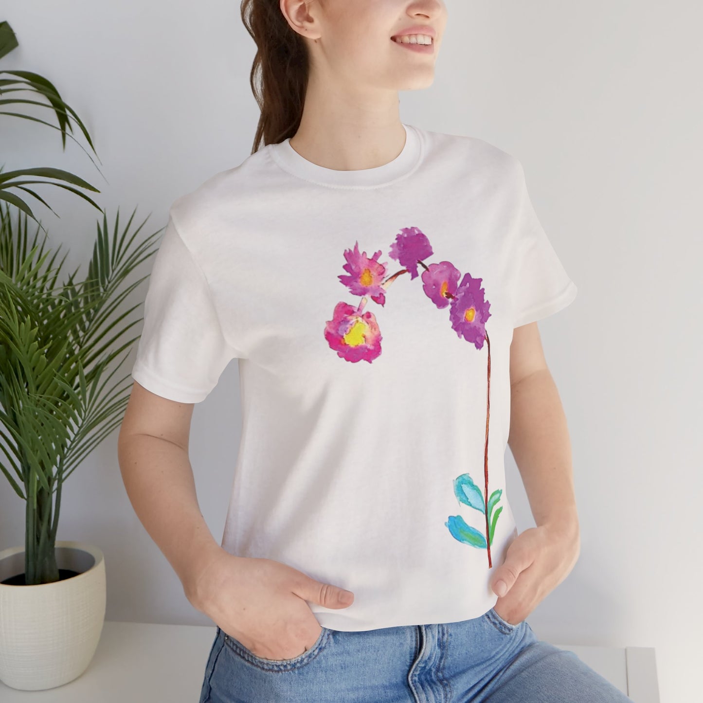 NELLA'S ORCHID Unisex Jersey Short Sleeve Tee