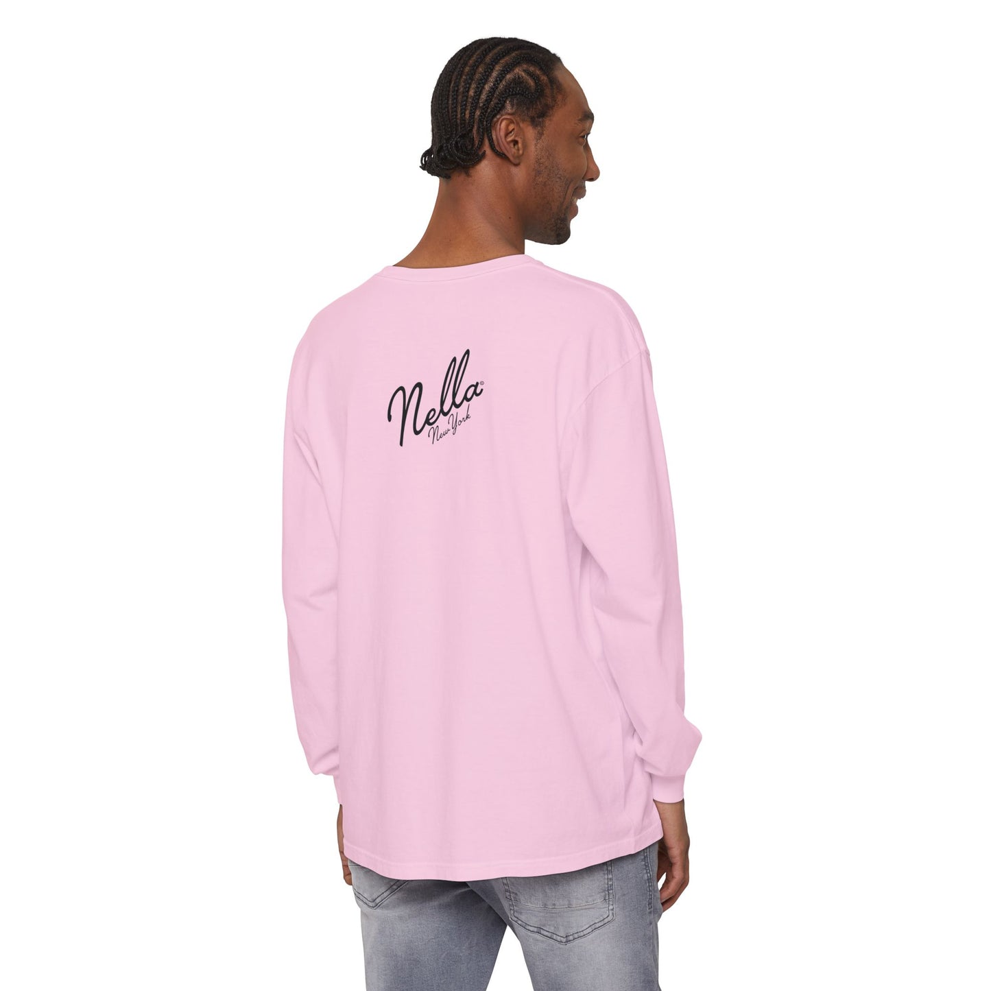 SWEET NELLA Unisex Garment-dyed Long Sleeve T-Shirt