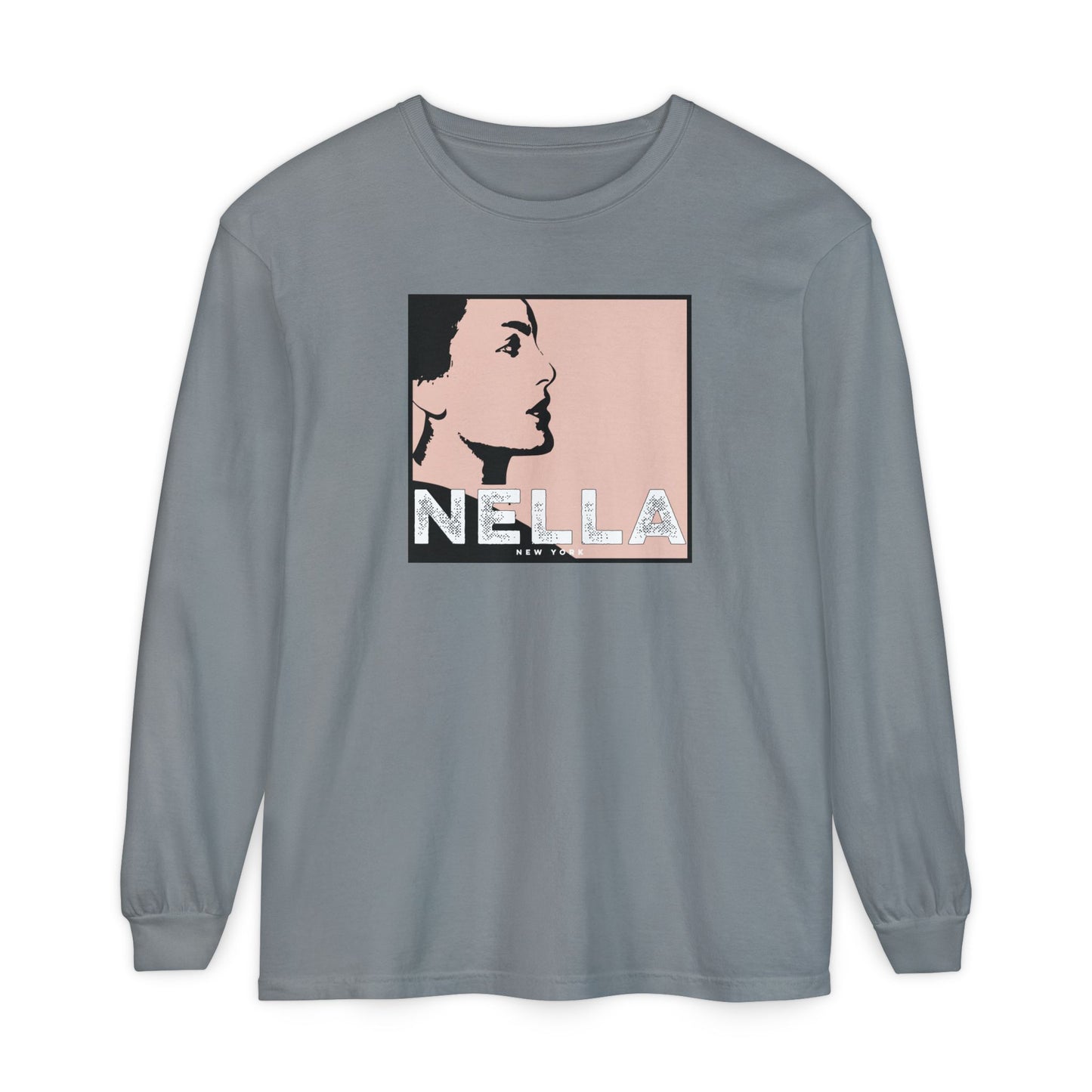 SWEET NELLA Unisex Garment-dyed Long Sleeve T-Shirt