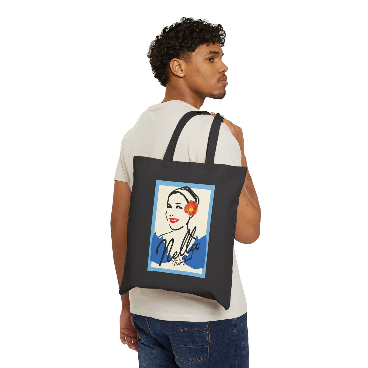 NELLA Cotton Canvas Tote Bag - Stylish & Eco-Friendly Shopping Bag