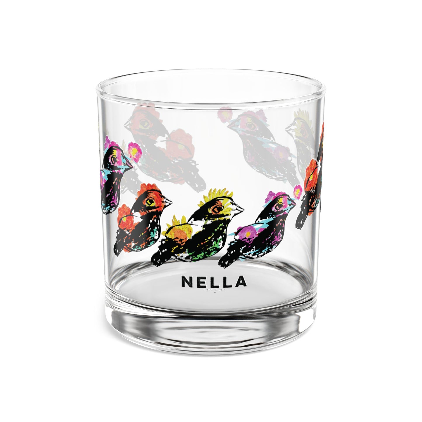 LITTLE BIRDS Rocks Glass, 10oz