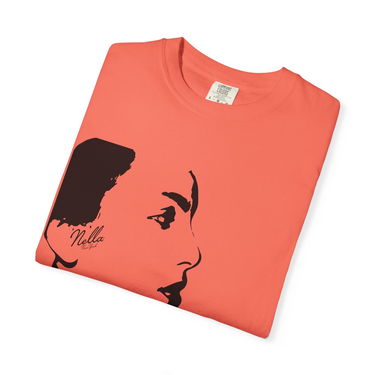 NELLA "FACE FORWARD" Unisex T-Shirt, Casual Wear, Gift for Her, Spring Apparel, Art Tee, Summer Style, Birthday Present
