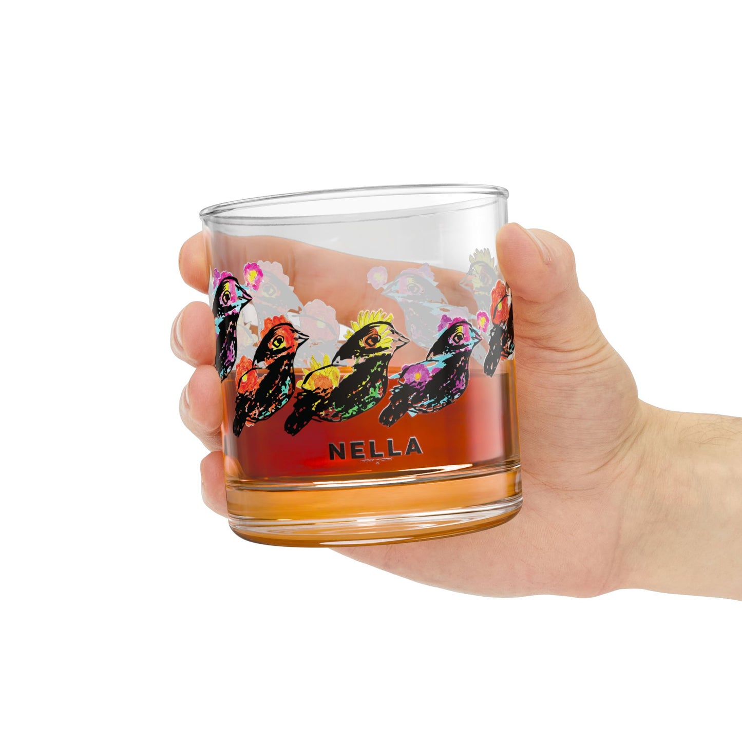 LITTLE BIRDS Rocks Glass, 10oz