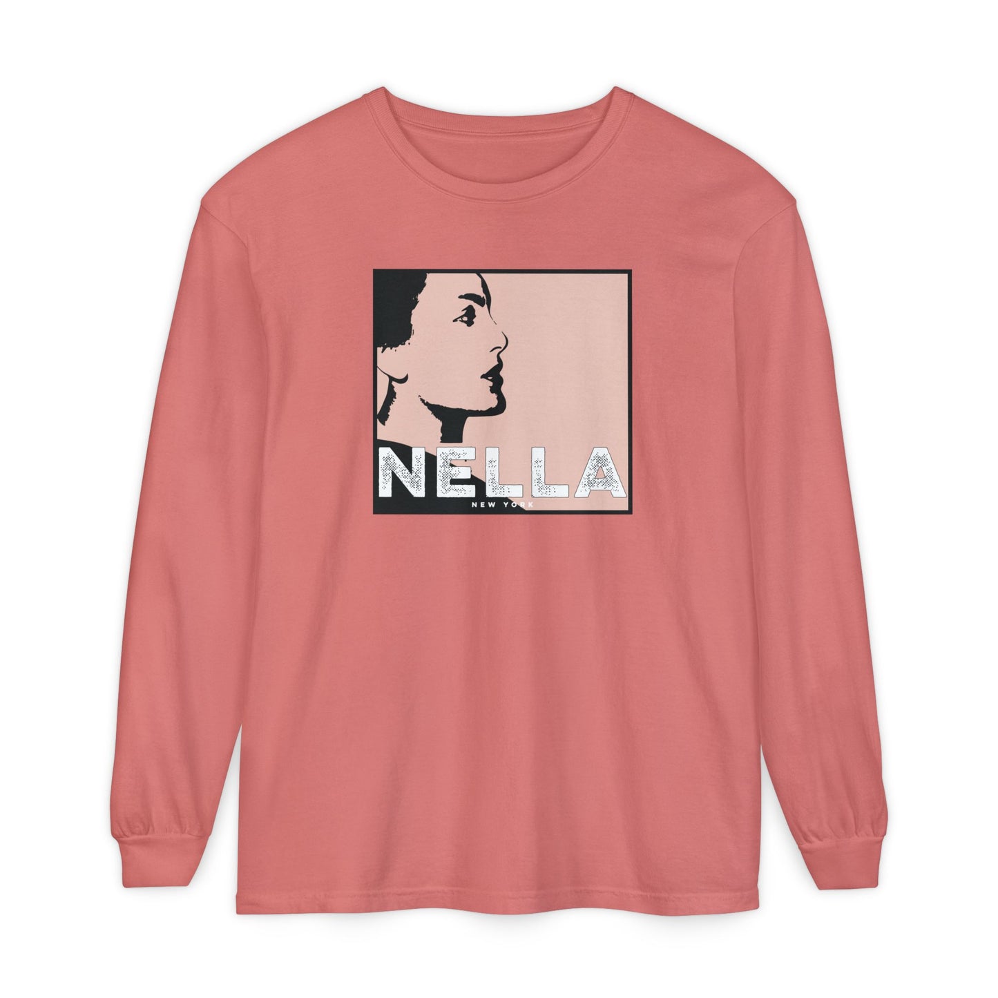 SWEET NELLA Unisex Garment-dyed Long Sleeve T-Shirt
