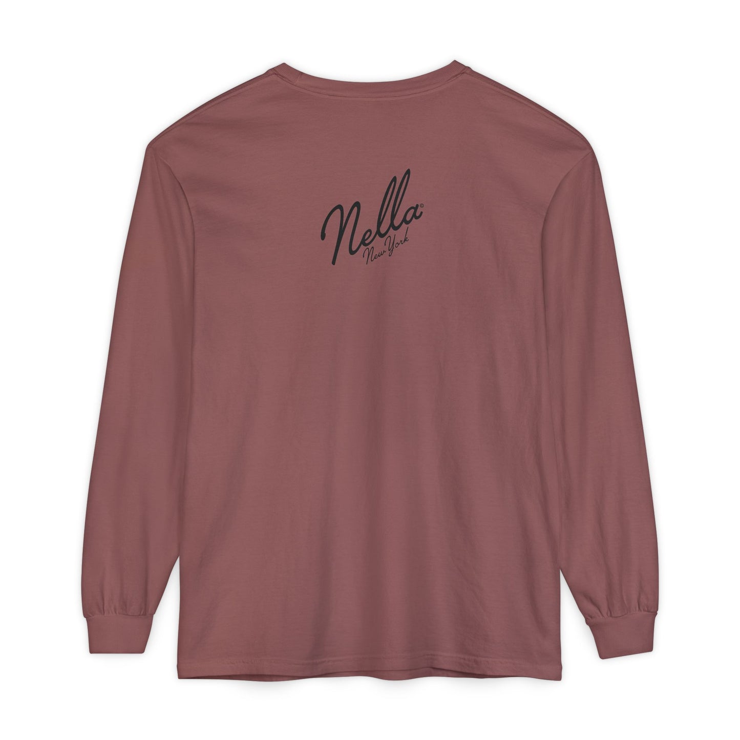 SWEET NELLA Unisex Garment-dyed Long Sleeve T-Shirt