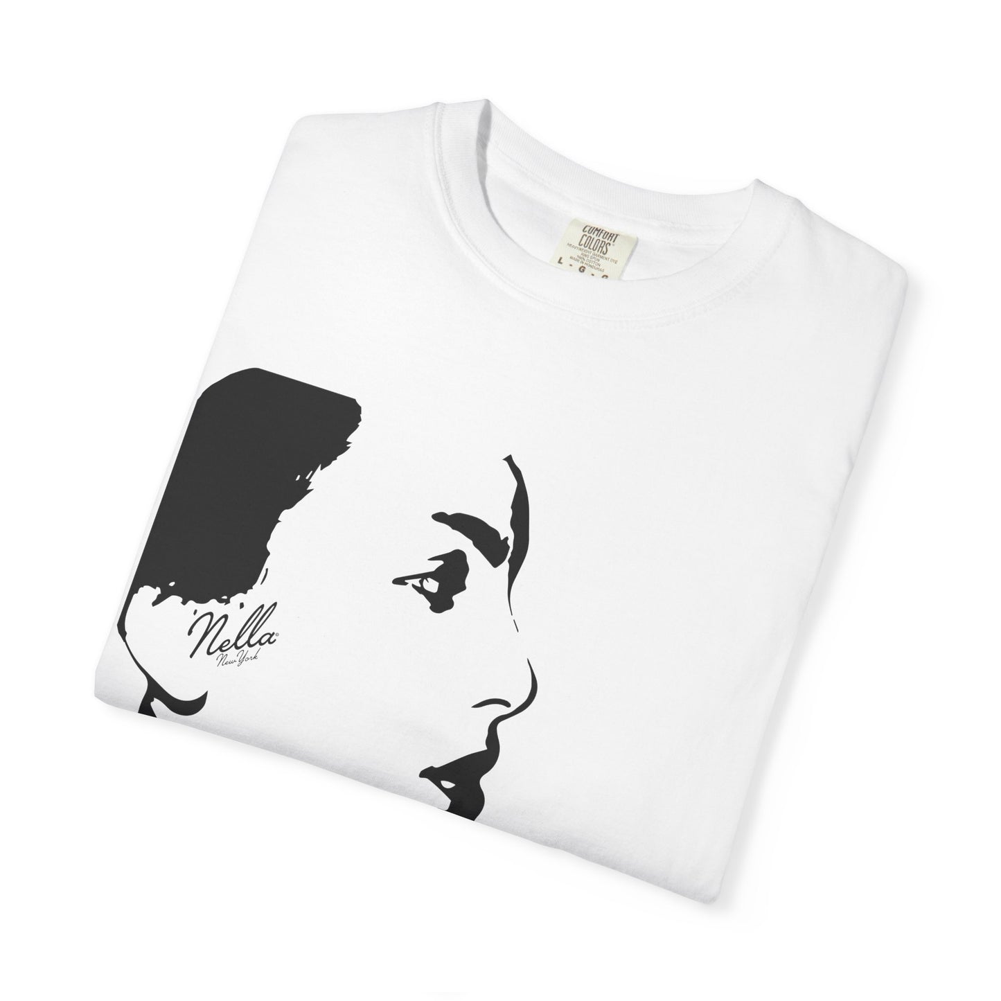 NELLA "FACE FORWARD" Unisex T-Shirt, Casual Wear, Gift for Her, Spring Apparel, Art Tee, Summer Style, Birthday Present