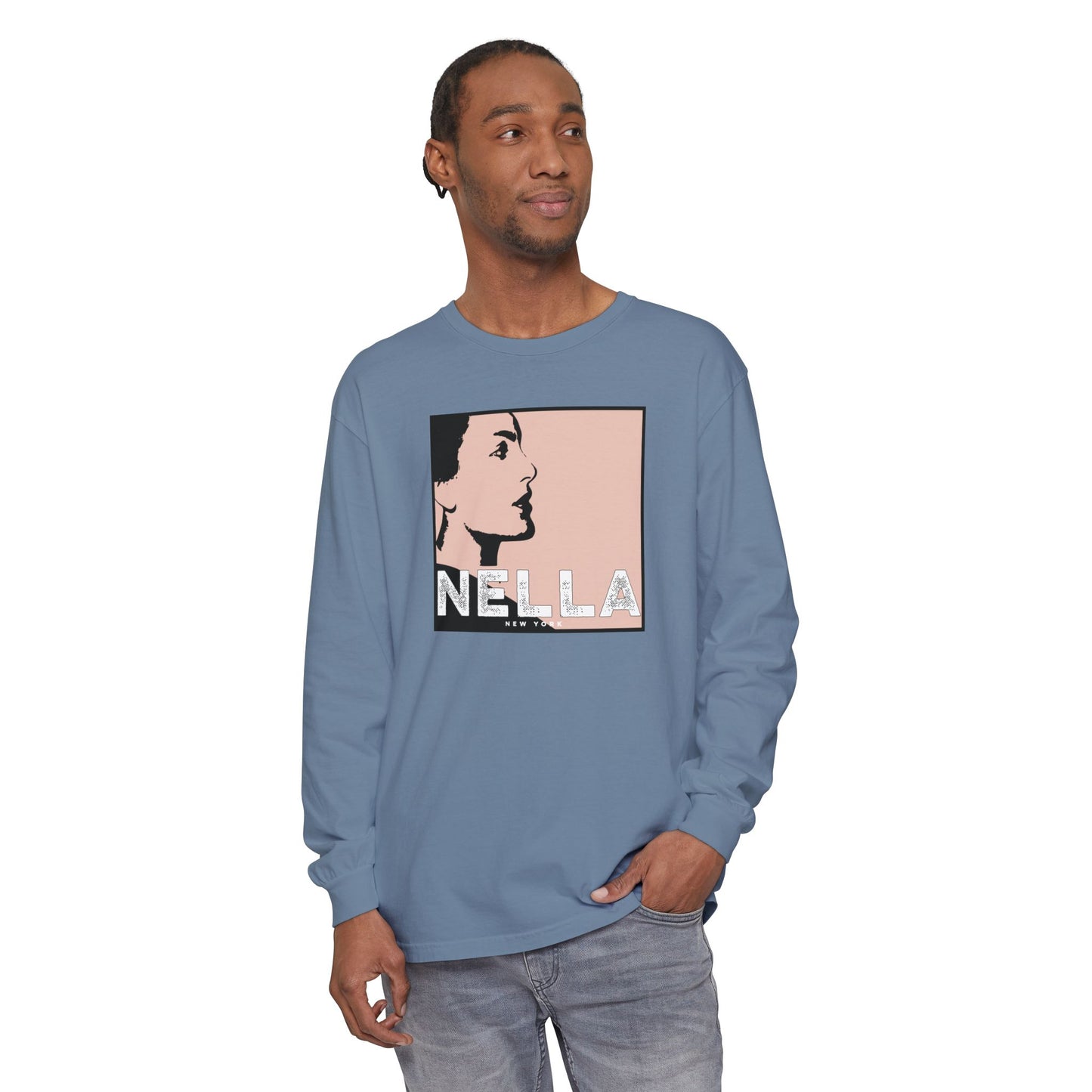 SWEET NELLA  Unisex Garment-dyed Long Sleeve T-Shirt