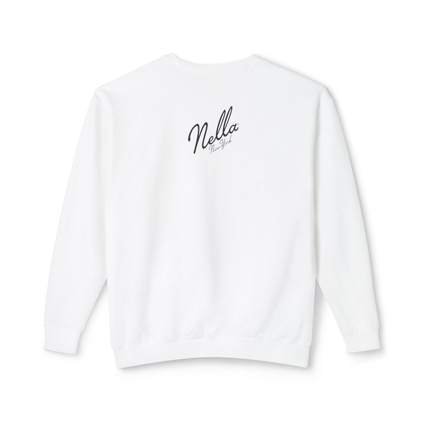 NELLA's ORCHID Art Crewneck Sweatshirt - Bold Statement for Indie Sleaze Style